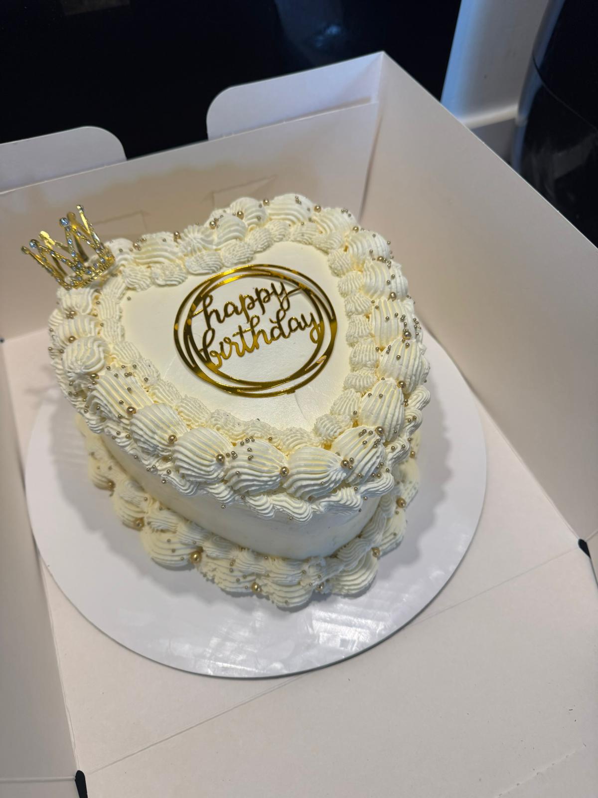 Birthday celebration cake