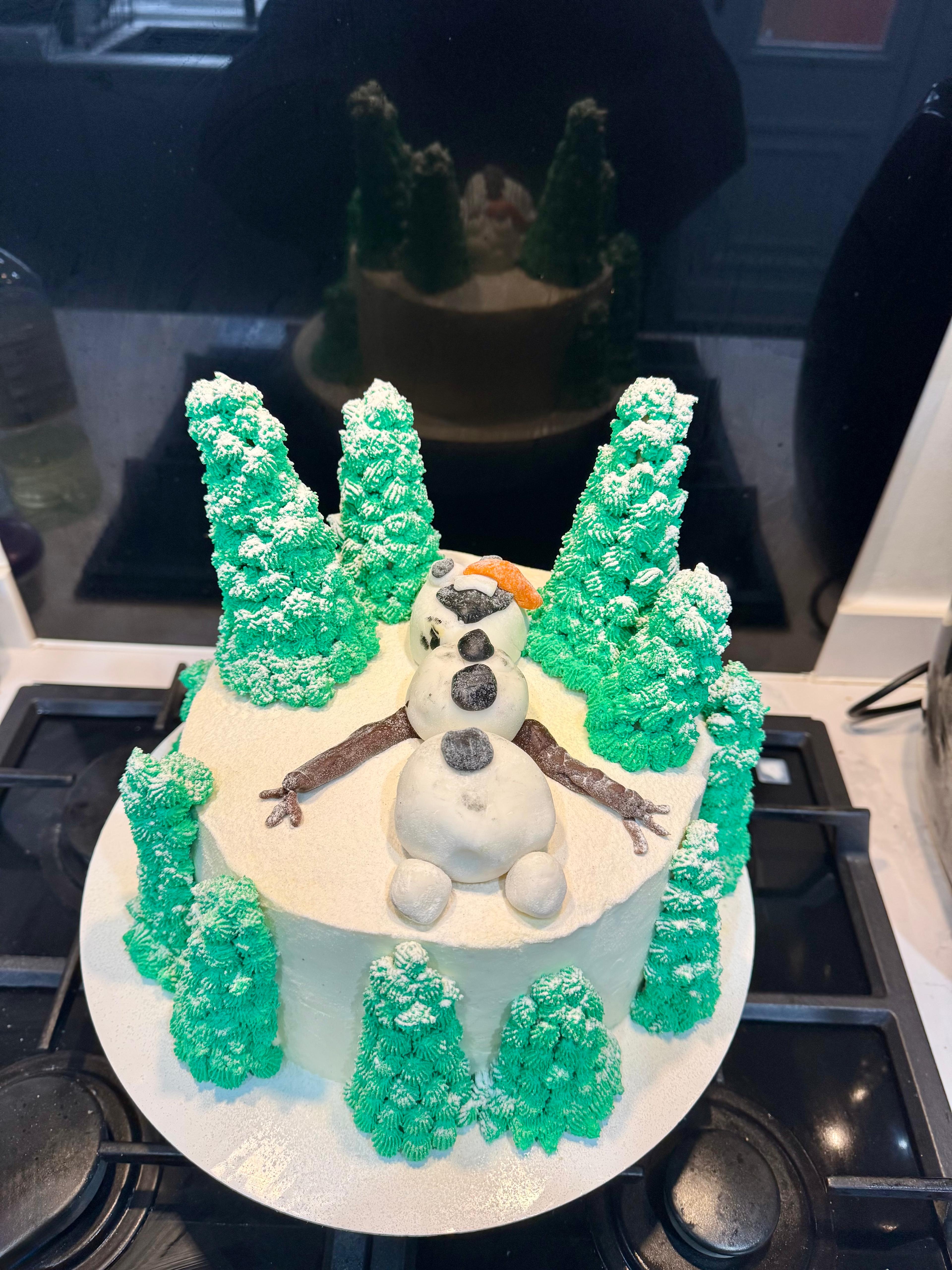 Christmas celebration cake